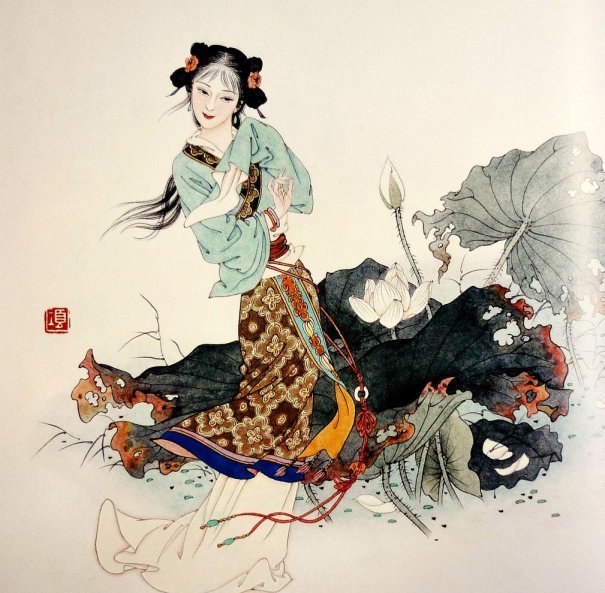 mujeres en la pintura china13